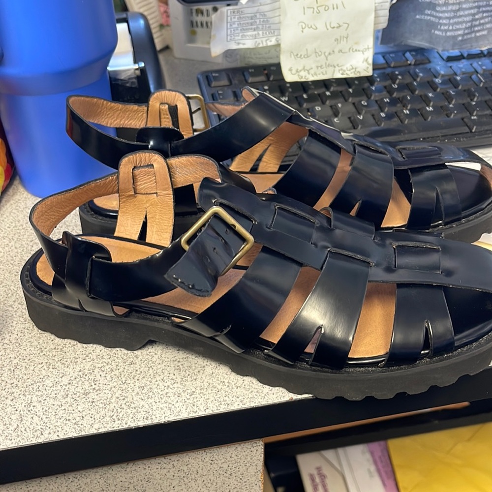Madewell sandals in black
